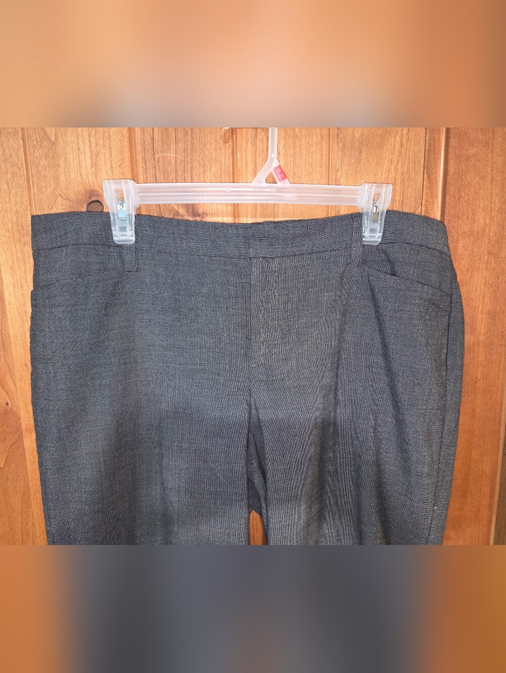 G.H. Bass & Co. Women's Charcoal Gray Straight-Leg Trousers - Picture 2 of 10